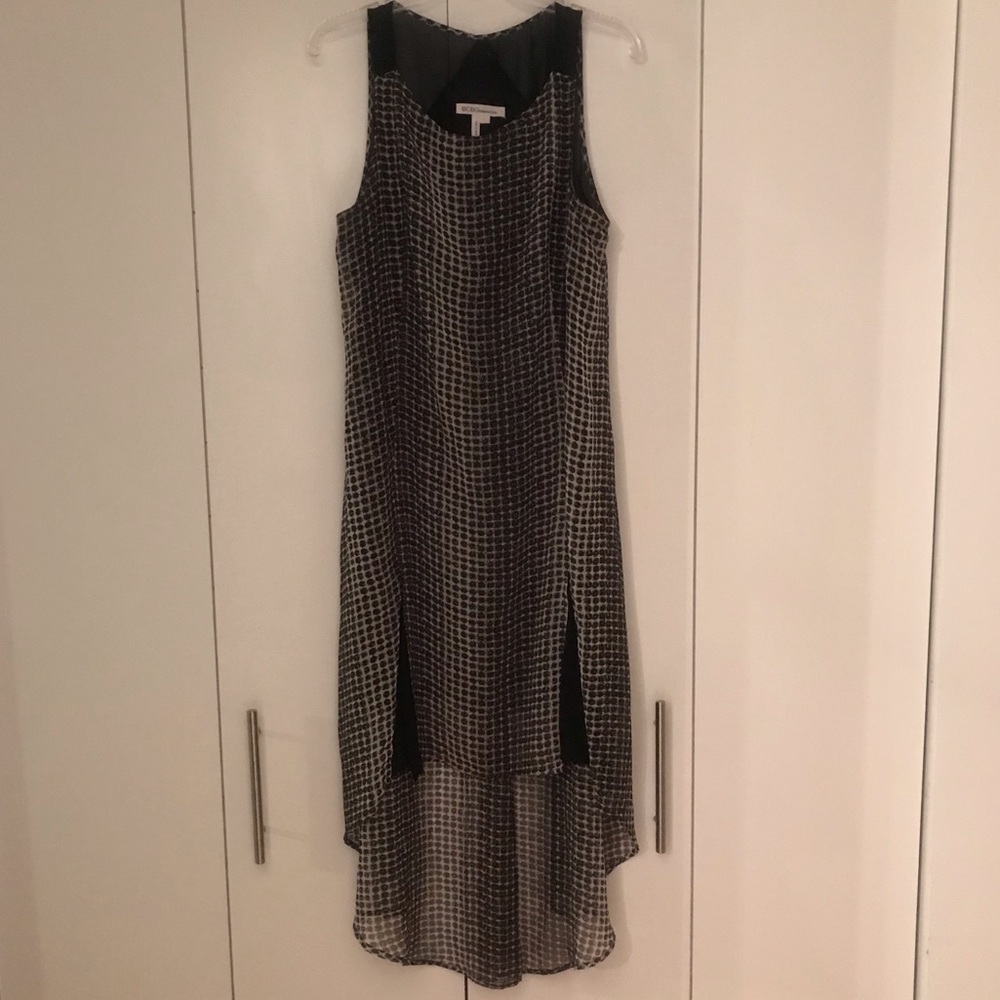 BCBG High Low Chiffon Dress